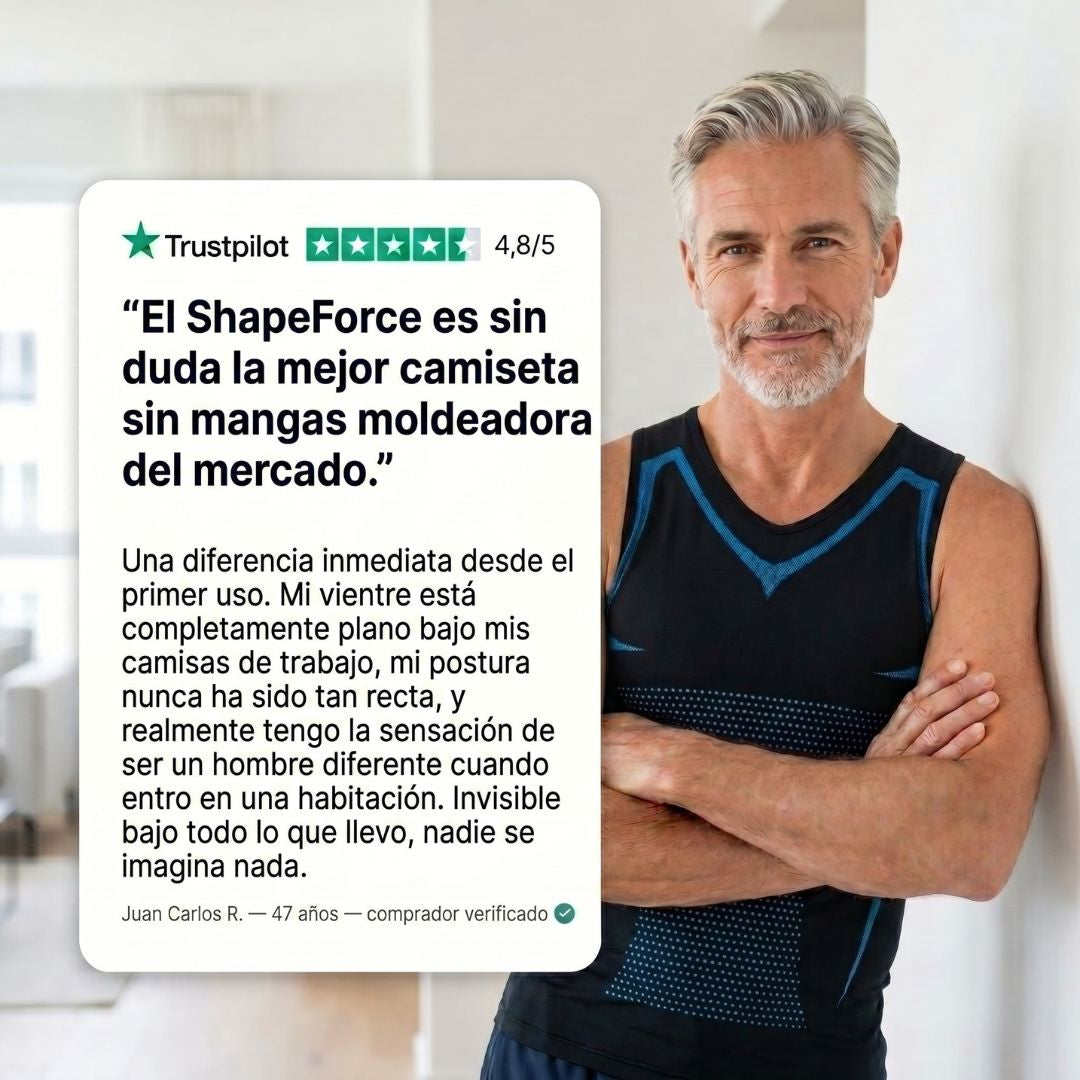ShapeForce - Camiseta Moldeadora para Hombre