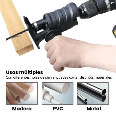 SIERRA CALADORA ADAPTABLE A TALADRO