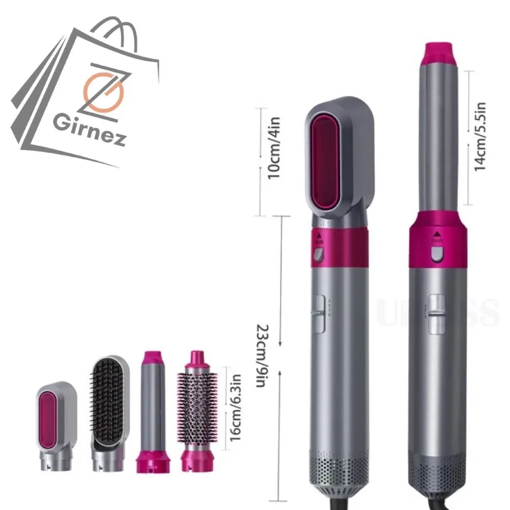 Cepillo Luce Bella 5 en 1 ORIGINAL – Seca, Alisa y Riza con Acabado de Salón Sin Frizz