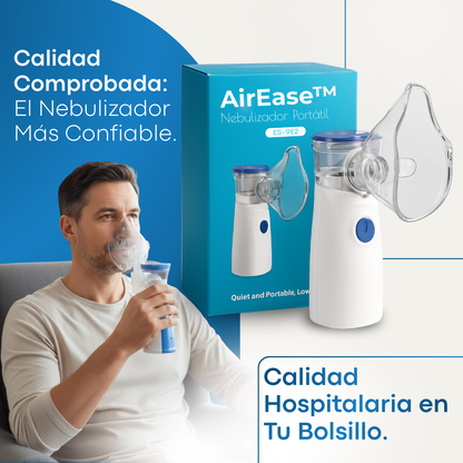 AirEase™ Nebulizador Portátil - COMPRA 1 Y RECIBE 3 UNIDADES (2 GRATIS 🎁)