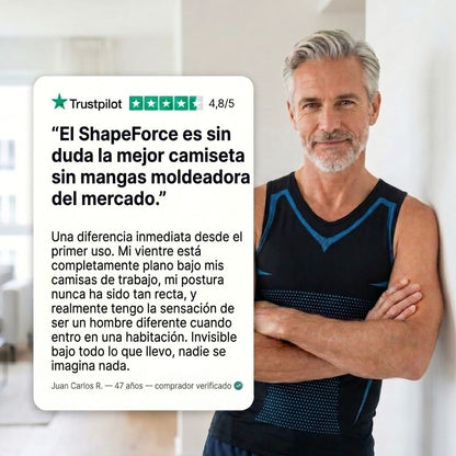 ShapeForce - Camiseta Moldeadora para Hombre
