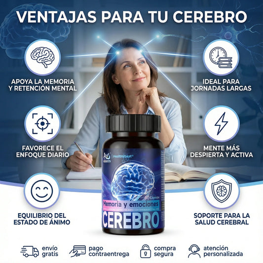 🧠 NeuroVibe™ Suplemento avanzado para el Cerebro, Ánimo y Nervios