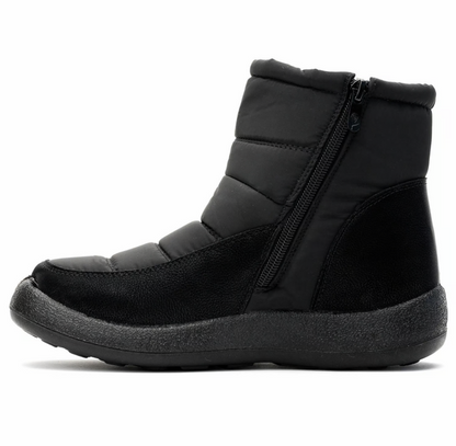 NELA™ - Botas Impermeables Negras de Mujer - ¡SEGURIDAD Y ESTILO INVERNAL!