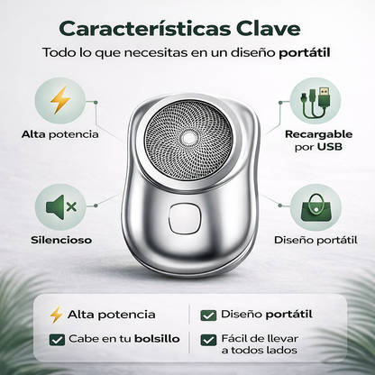 ProBarber - Mini Afeitadora Profesional - Compra 1 y Llévate 2 GRATIS 🎁🎁