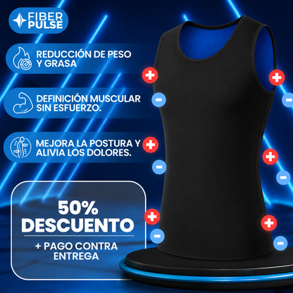 🔥 Black Week FiberPulse™ | Chaleco Reductor – Tecnología Iónica e Infrarroja