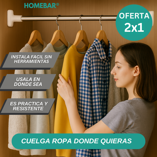 2X1 Homebar® - Barra Extensible