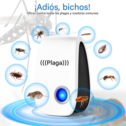 REPELENTE ULTRASÓNICO DE INSECTOS 2 x 1